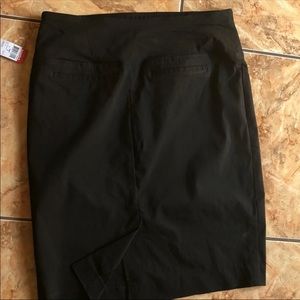 Black size large skirt workwear stretch NWT